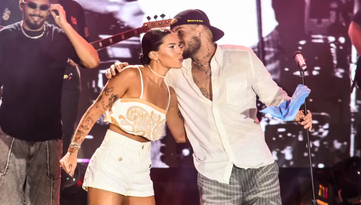 Ana Castela se apresenta com Zé Felipe e garante que não tem volta