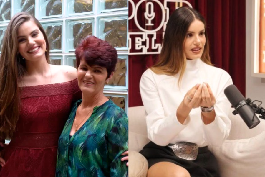 Camila Queiroz revela que sua mãe continua trabalhando como manicure Camila Queiroz revela que sua mãe continua trabalhando como manicure