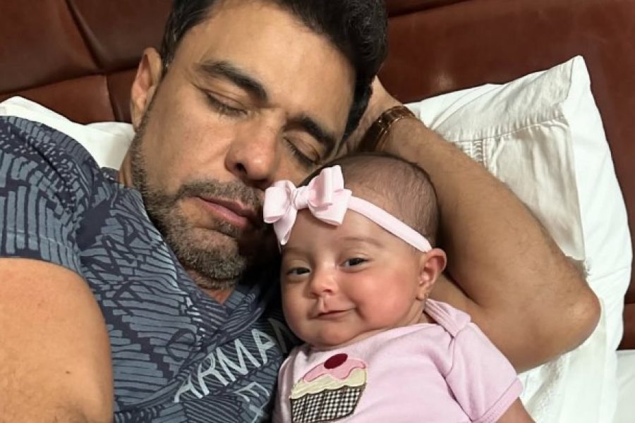 Zezé Di Camargo encanta web com foto da filha caçula